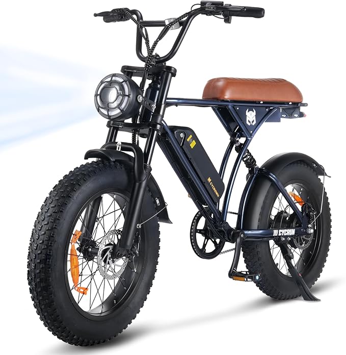 CycRun Vintage Moped Electric Bike