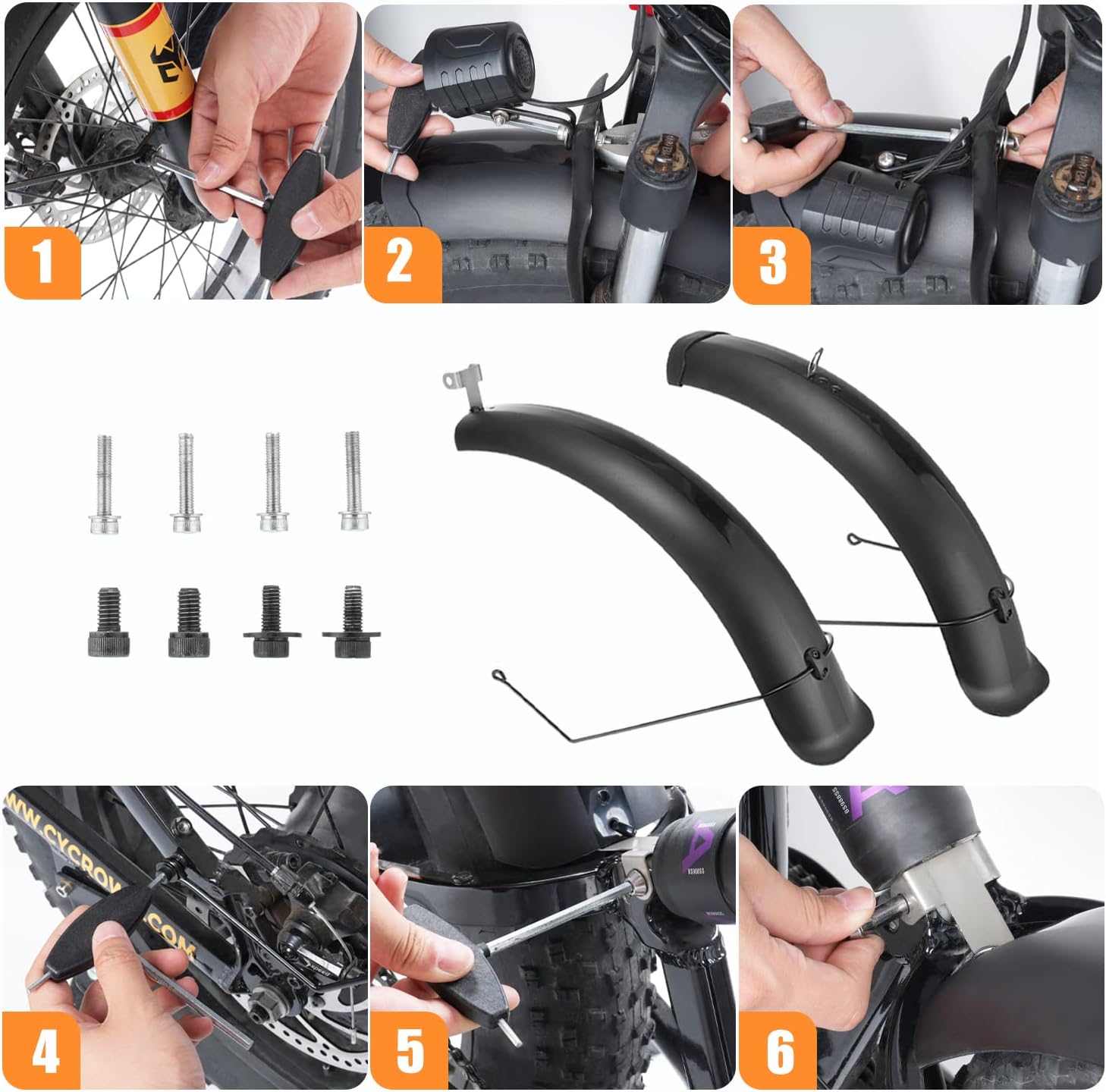 Ebike Front & Rear Fenders