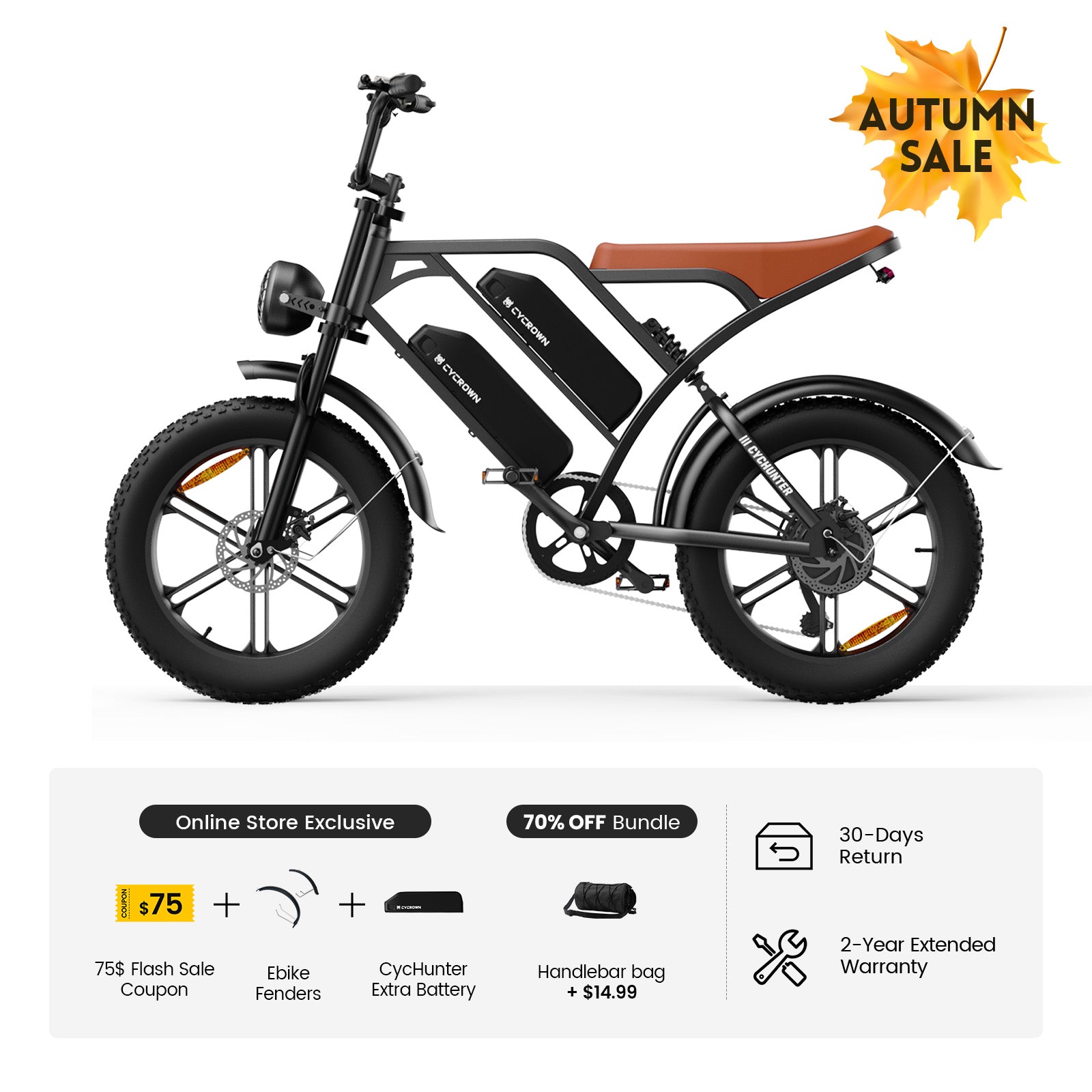 CycHunter Vintage Electric Bike