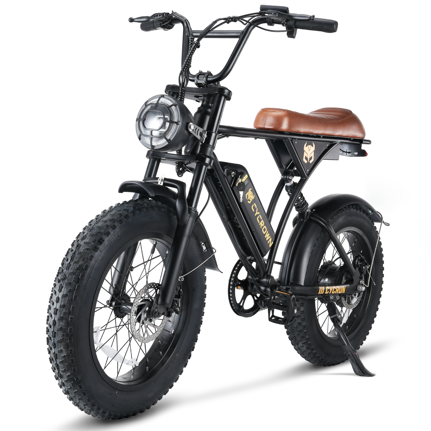 CycRun Vintage Moped Electric Bike