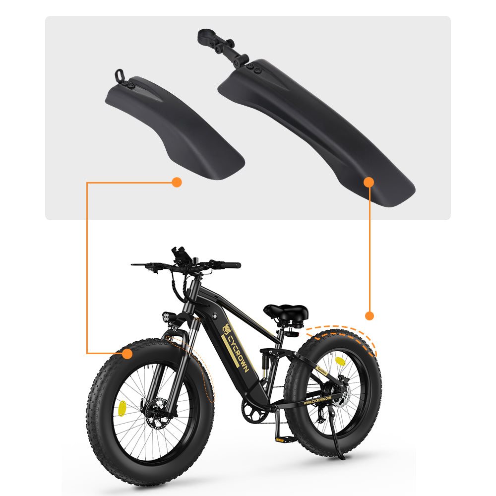 CycUltra Ebike Front & Rear Fenders