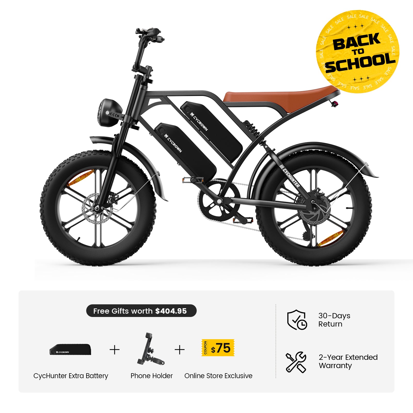 CycHunter Vintage Electric Bike